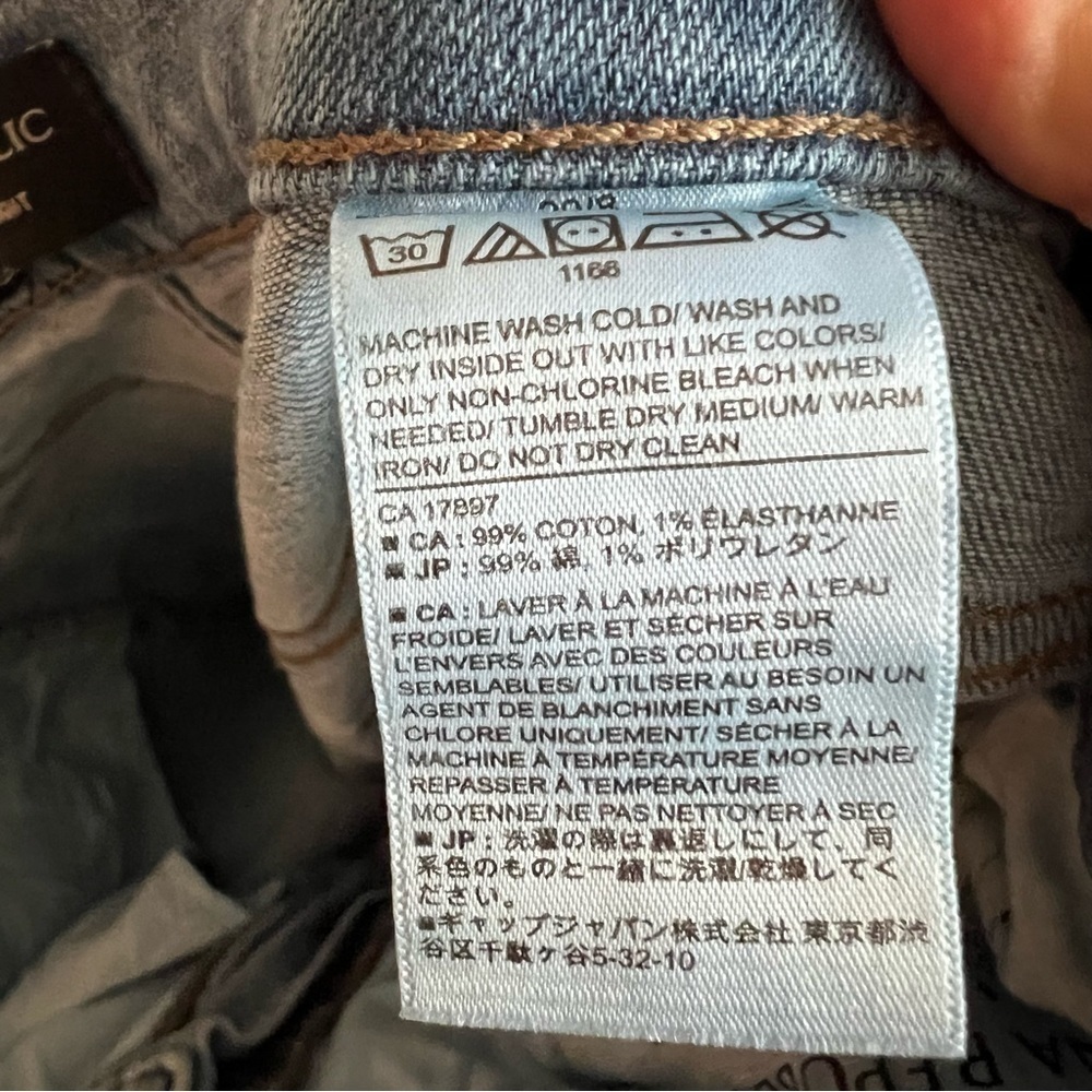 Banana Republic Factory High Rise Straight Denim Jeans‎ - Picture 8 of 8